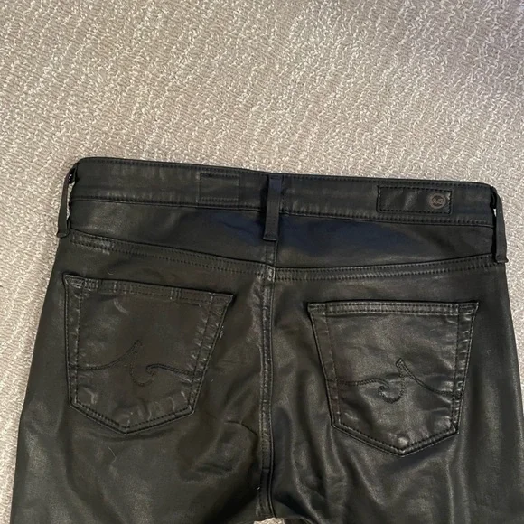 AG the legging ankle skinny leather jeans - Picture 12 of 14